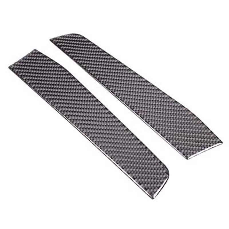 

Soft Carbon Fiber For Ford Maverick -2025 Rear Trunk Window Spoiler Pillar Side Anti-Scratch Cover Trim Stickers Accessories чорний