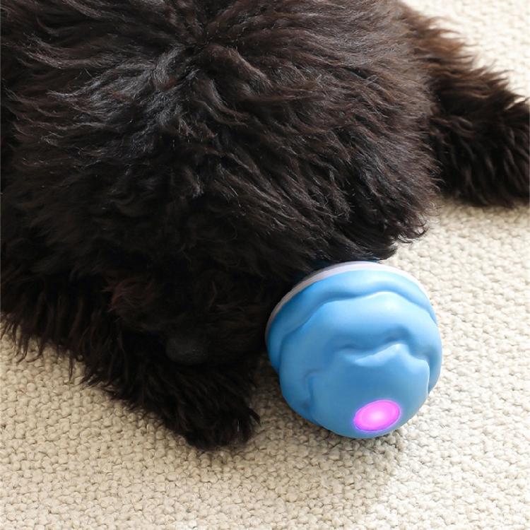 Wiederaufladbarer USB-Hundespielzeug Kauspielzeug Seilball Spielzeug Interaktion Bewegungsaktivierter Rollball für Verschiedene Rassen Fesselnd