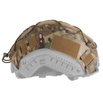 Capa de capacete tático camuflagem exército capacete cocar com alça de arco para capacete rápido airsoft paintball militar capa de capacete