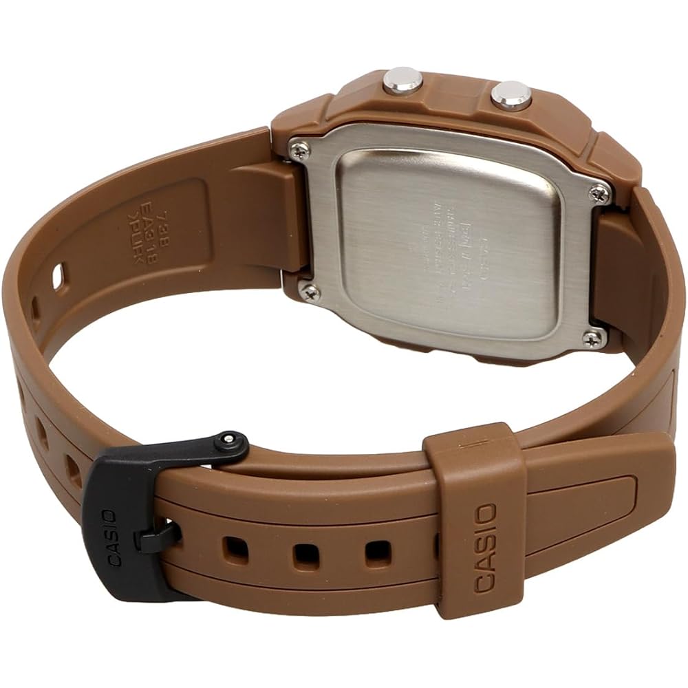 Casio Standard Digital Men's Watch W-800H-5AV Brown Waterproof Lightweight Design