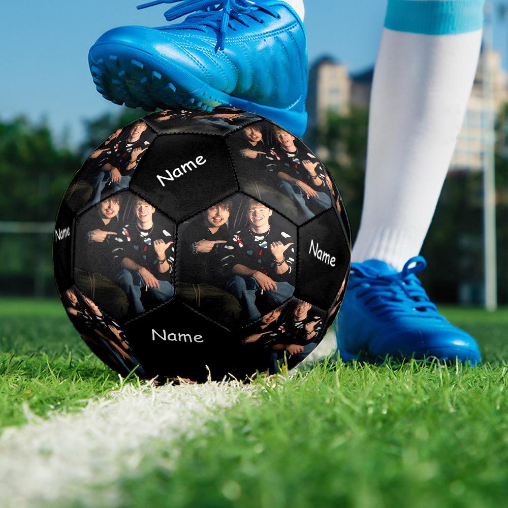 Custom Name Sam and Colby Theme Size 5 Soccer Ball, Suitable for Both Indoor and Outdoor Matches, a Gift Suitable for Everyone.