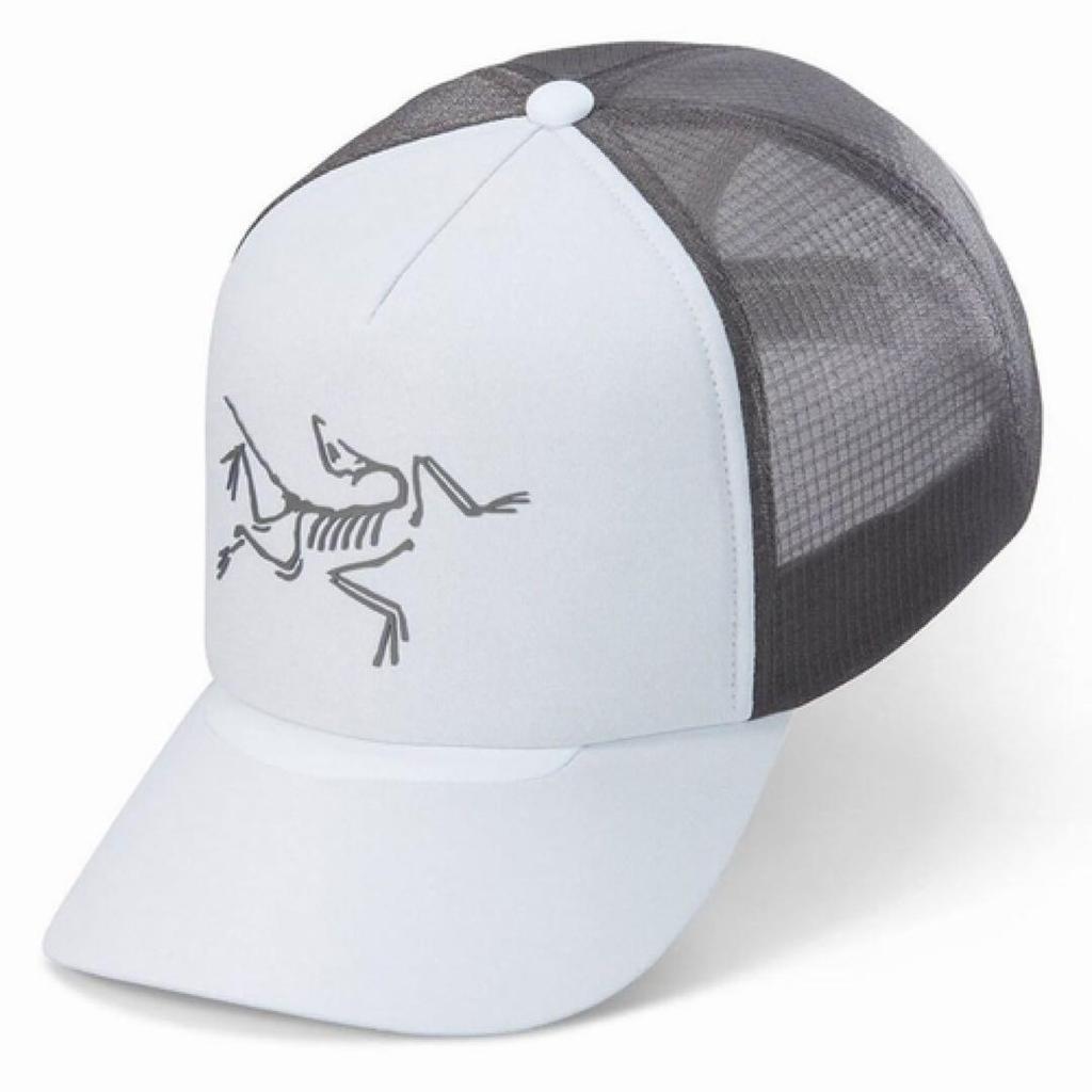 Used ARC'TERYX logo embroidery mesh cap light blue x black