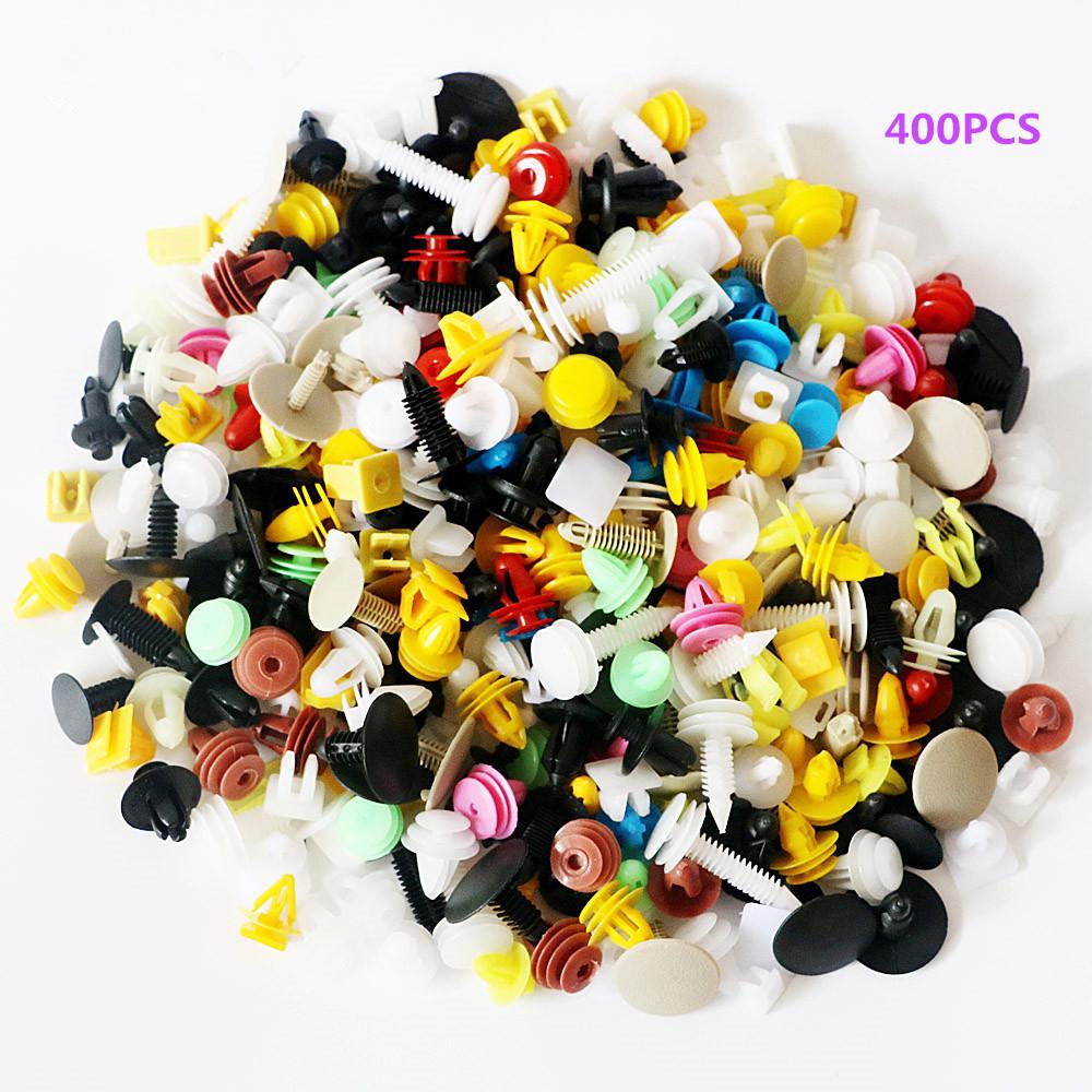 400Pcs/Pack Auto Car Mixed Door Trim Panel Clip Fasteners Bumper Rivet Retainer