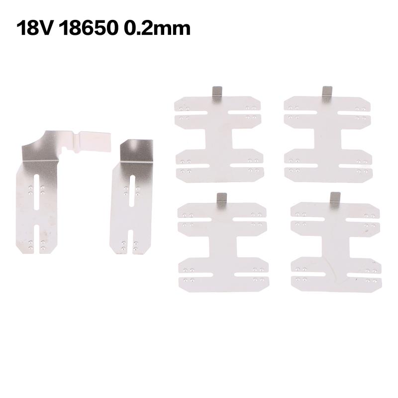 

18V Battery Tab Kit for - Nickel Sheets & Connectors for 18650/21700 DIY Packs