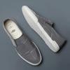 Fashion Men's Canvas Sneakers Shoes 2024 Spring Male Tide Slip on Driving Loafers Ventilation Light Vulcanize Flats Botas Hombre