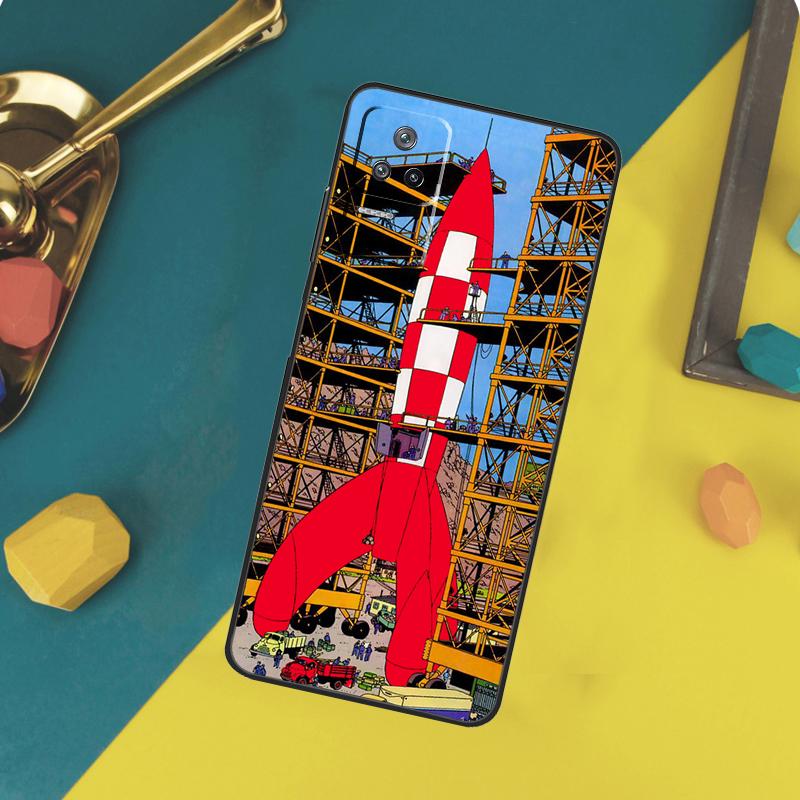 Cartoon Rocket Case For Xiaomi 14T 11T 12T 13T Pro 13 14 15 Ultra POCO X7 Pro X3 X5 X6 F5 F6 M6 Pro Funda