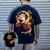 Plus Size Demon Slayer Anime Print Men and Women Summer Tshirt Casual Parentchild Top Fashionable Cotton Street Harajuku Y2K