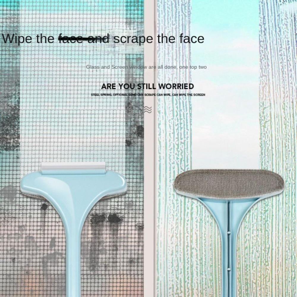 

Blue/Pink/Beige Window Scraper Brush Plastic Cleaning Brush New Carpet Brush Home