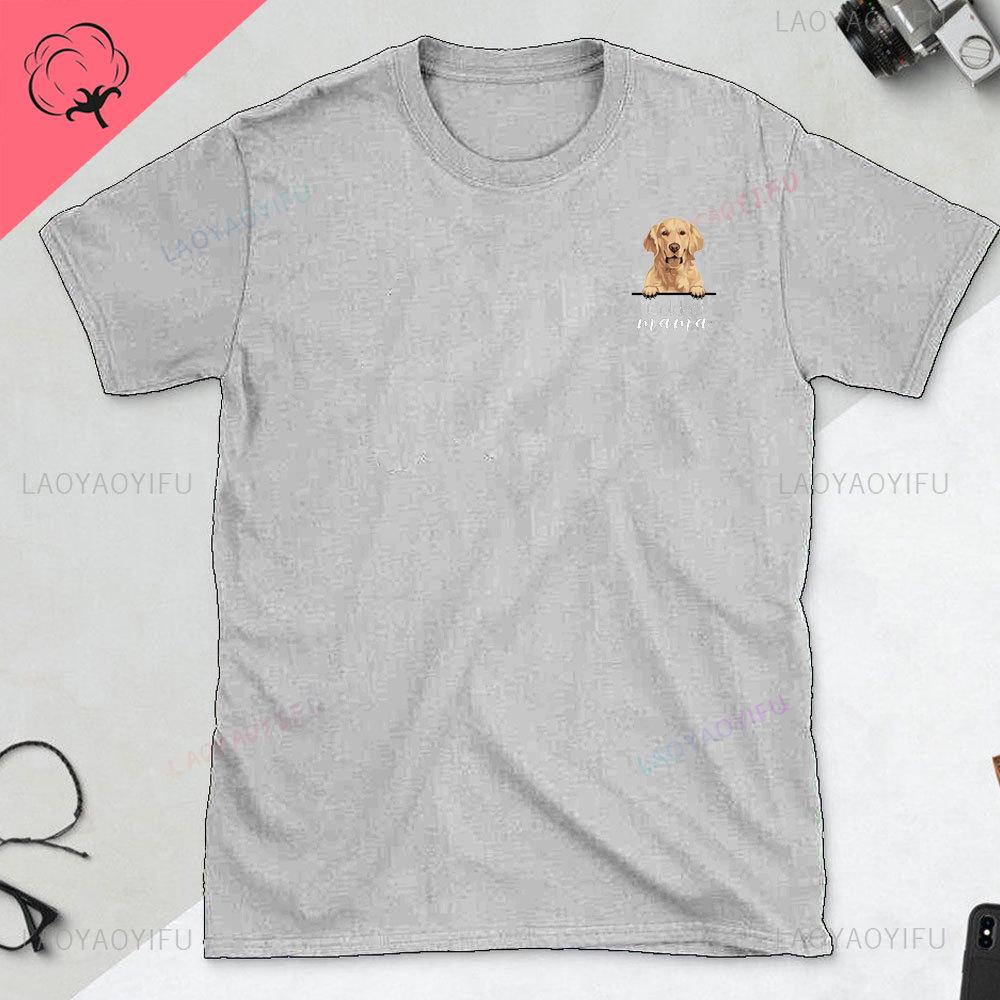 Golden Retriever Gift Tshirt Life Is Golden Dog Man Gift Dog Dad TShirt Fathers Day Gift for Golden Retriever Lovers Tops