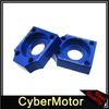 CNC Aluminum 15mm Chain Axle Tensioner Adjuster Blocks For Pit Dirt Bike Motorcycle Motocross Motard