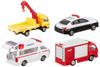 TAKARA TOMY "Tomica Emergency Vehicle Set 5" Miniature Car Toy for Ages 3 and Up, Meets Toy Safety Standards, ST Mark Certified
