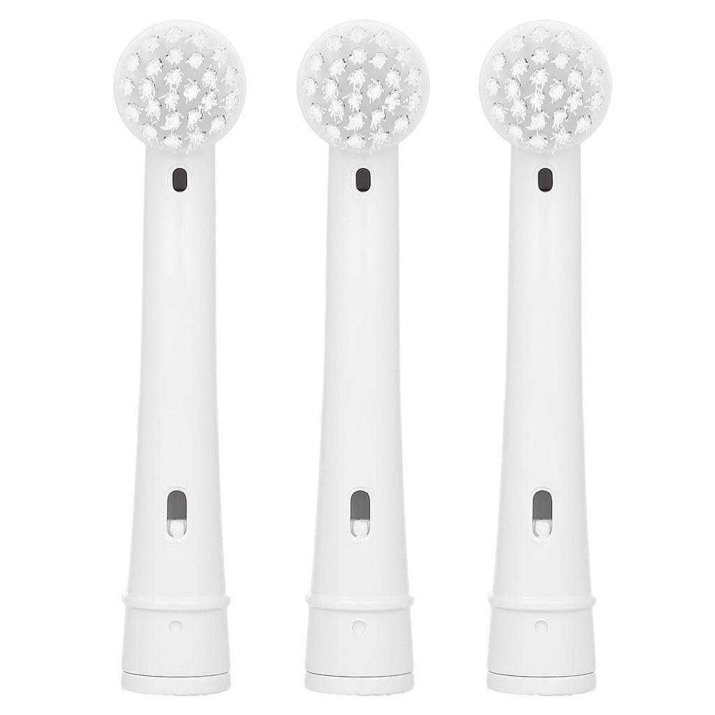 Eco-friendly brush head, soft bristles, 3 pack