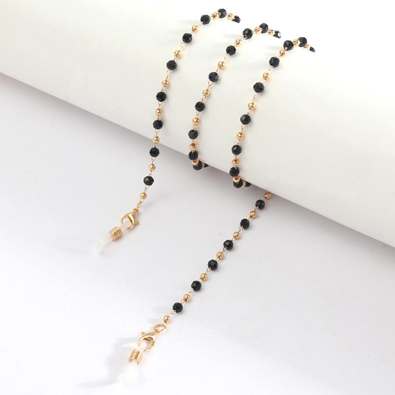 

New Crystal Bead Glasses Chain for Women Reading Glasses Sunglasses Lanyard Cord Neck Strap String Mask Chain Eyewear Straps