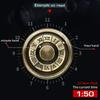 Fashion Leather Watch Men Creative Rolling Pointer Design Watch Men Casual Business Military Men's Quartz WristWatches