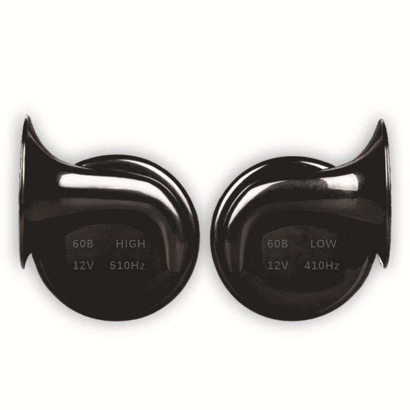 New 2pcs 12V air horn for car Snail Electric Air Horn Marine Boat Loud Alarm Kit Boat Motorcycle Dual-tone car horn Loud signal