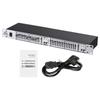 Btuty EQ 215 Dobbeltkanal 15-bånds Equalizer 1U Rackmontering 2-kanals Stereo Grafisk Equalizer