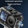 Wasserdichtes Gehäuse für DJI Action 6 Tauchgehäuse Schutzhülle Unterwasser-Sportkamera Zubehör-Set 45M Wasserdicht