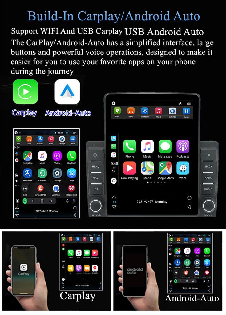 Carplay/android Auto For Jeep Jeep Compass 2010 -2016