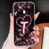 Für Samsung Galaxy A20 A20S A21 A30 A30S Handyhülle Schmetterling Buchstaben Weiches TPU Klare Silikonhülle Für Galaxy A 20 A 30 Gehäuse