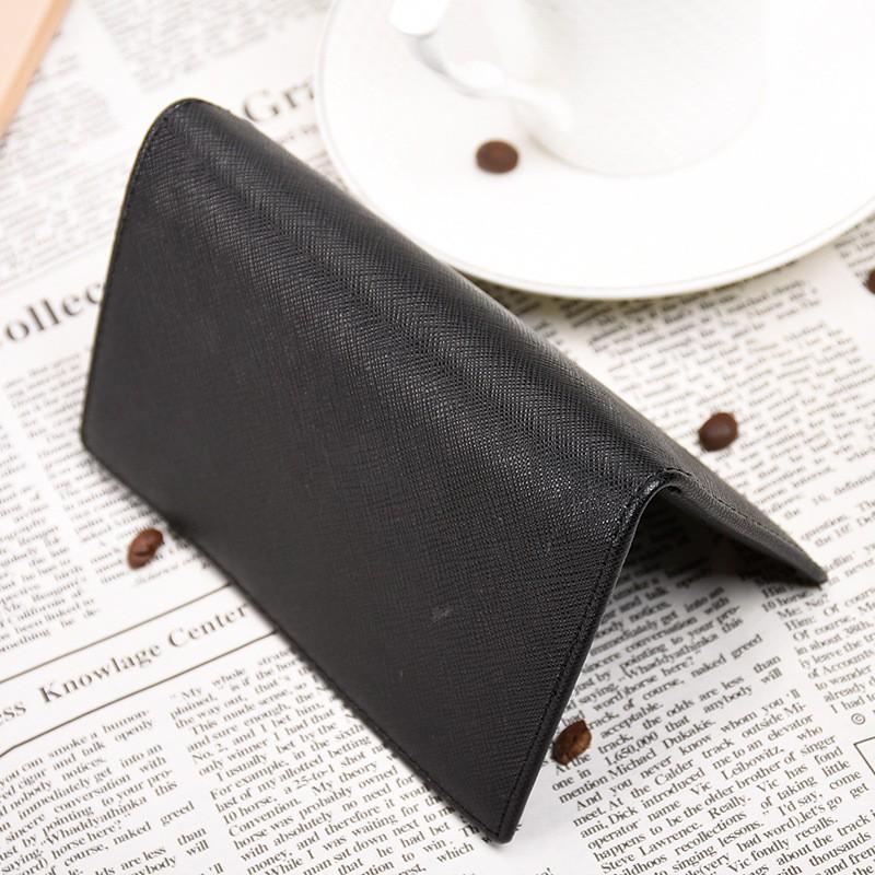 Slim RFID Blocking Wallet for Men and Women Ultra-Thin Bifold Split Cowhide mid-length 13cm Card Holder with Multi-Card Slots Mini Compact Design