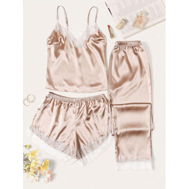 

Ночная сорочка из искусственного шелка больших размеров, домашнее белье, ночная рубашка Meters M