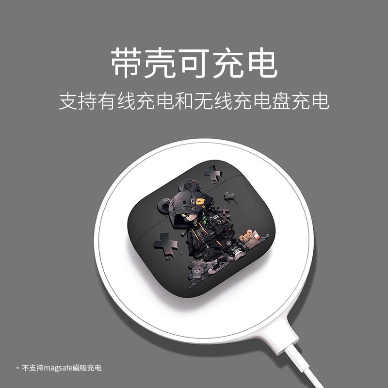 AirPods 4 2024-hez mintás vezeték nélküli fülhallgató matt héj védőtok alkalmas Airpods 4 Pro 1 2 3-hoz nagykereskedelem