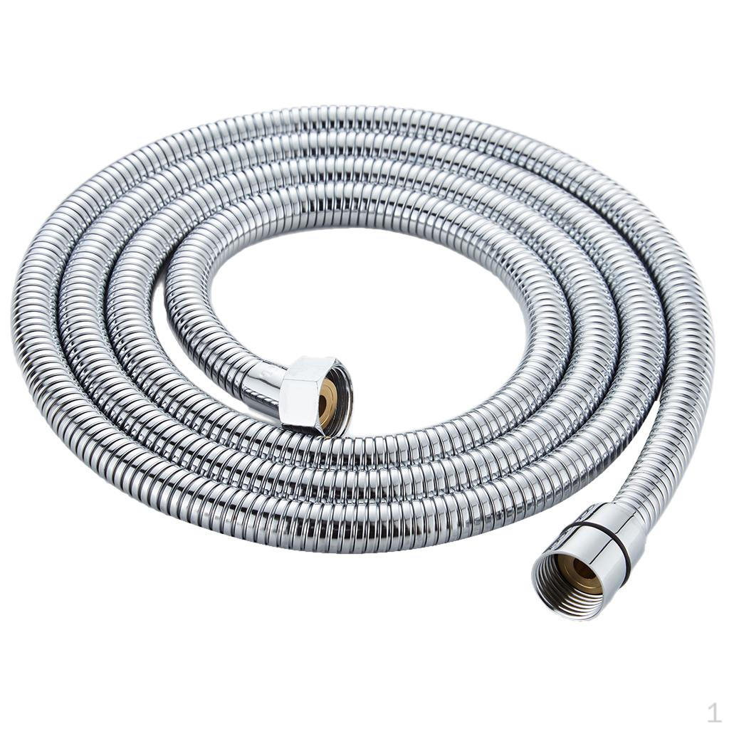 2 Meter Flexible Shower Hose Stainless Steel Bathroom Heater Water Head Tube