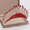 Baroque Bridal Crown Sparkly Rhinestones Headwear Wedding Bride Headwear Wedding Pageant Crown