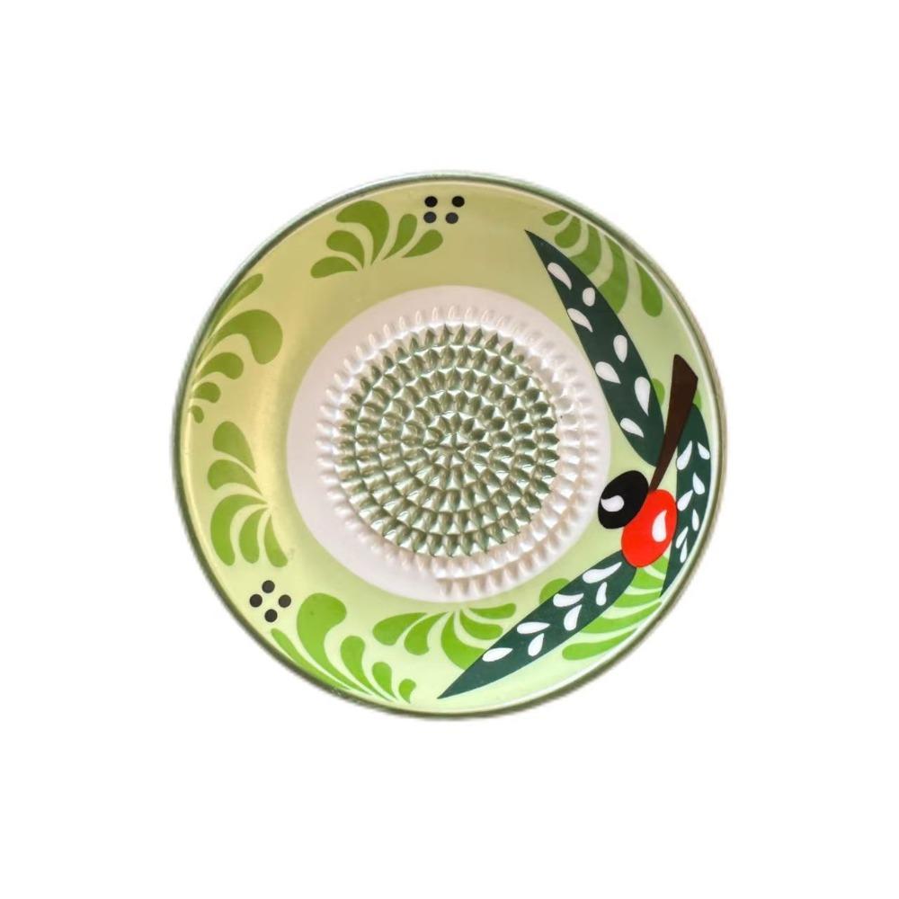Bol de broyage céramique efficace Plaque râpe à assaisonnement manuelle Outil de broyage légumes Disque râpe