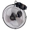KODEN Industrial Fan, Factory Fan, Commercial Fan, Mini 25cm Wall-Mounted, Space-Saving, Black, 360° Round Movement Airflow (Up, Down, Left, Right), A