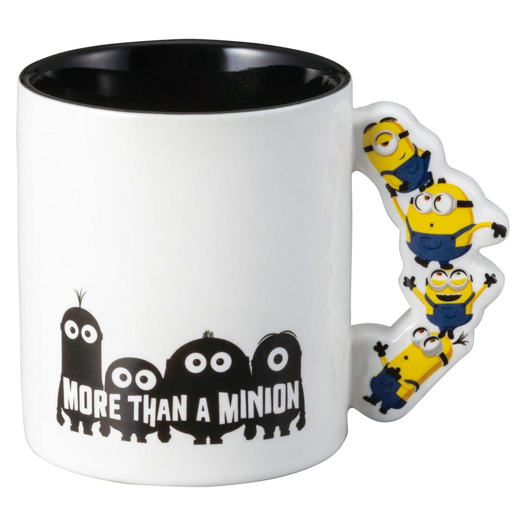 sun art "Minions" Minion Handle Mug, Approx. 350ml, Minion Merchandise, Movie Tableware, Gift, San3497