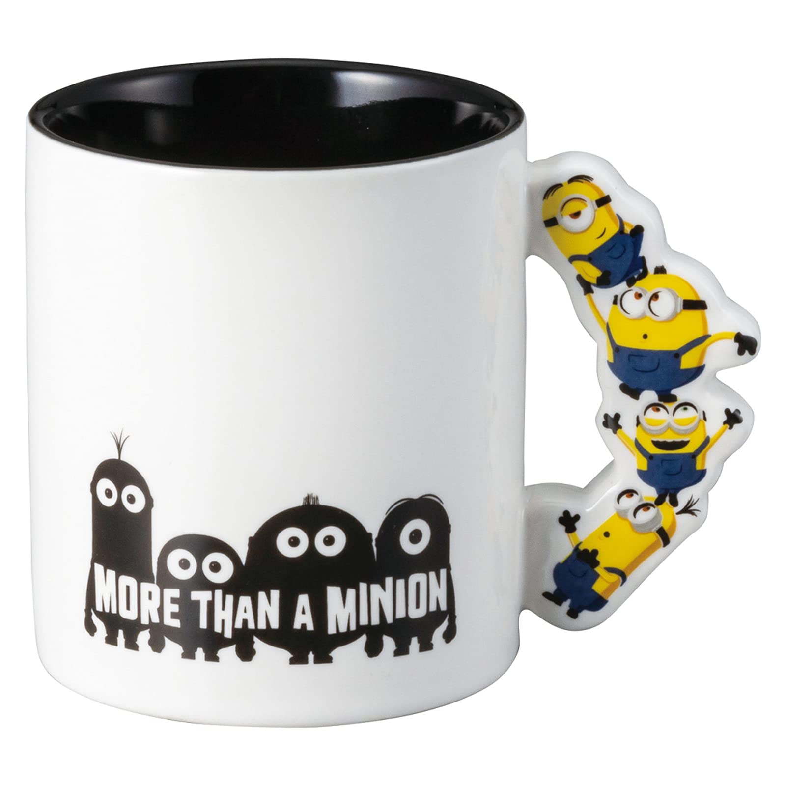 

Sun Art Minions Minion Handle Mug, Approx. 350ml, Minion Merchandise, Movie Tableware, Gift, san3497