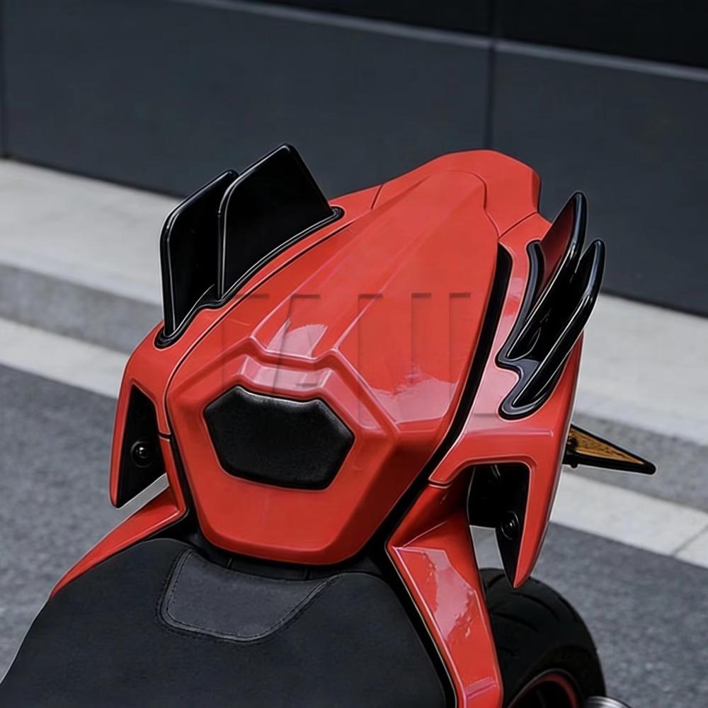 New Motorcycle Accessories Universal Aerodynamic Rear Cover Wind Wing Fixed Winglet Kit For Honda Yamaha Suzuki Kawasaki Bmw