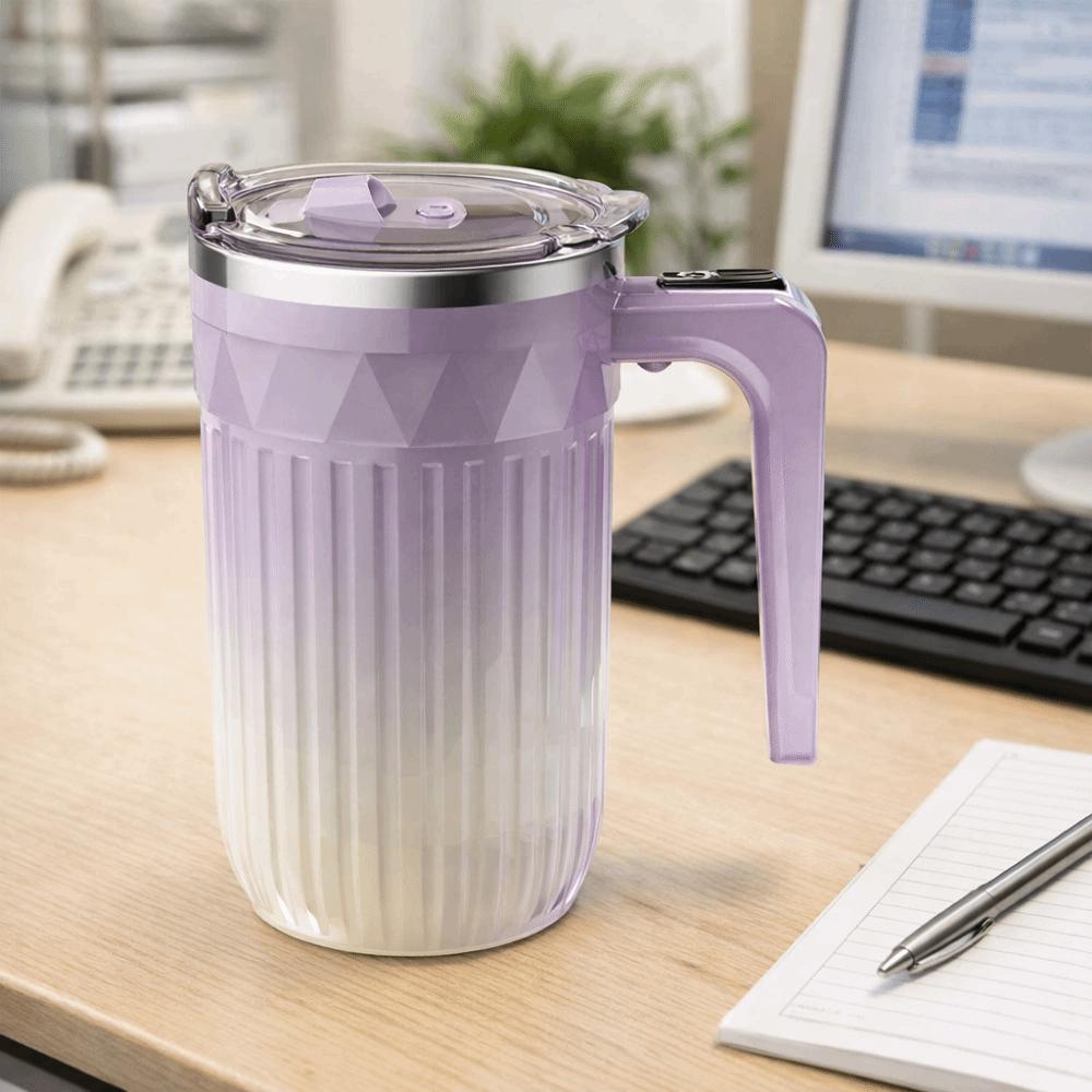 Rechargeable Heating Mixer Cup Temperature Display Espresso Cup Mocha Tea Mug  Coffee Drinking