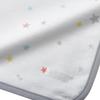 MIKI HOUSE Diaper Changing Mat with Star 52 X 75 Made In Suitable for Boys and Baby White Pattern, Compact, Cm, Waterproof, Japan, Girls, Baby, Kids,