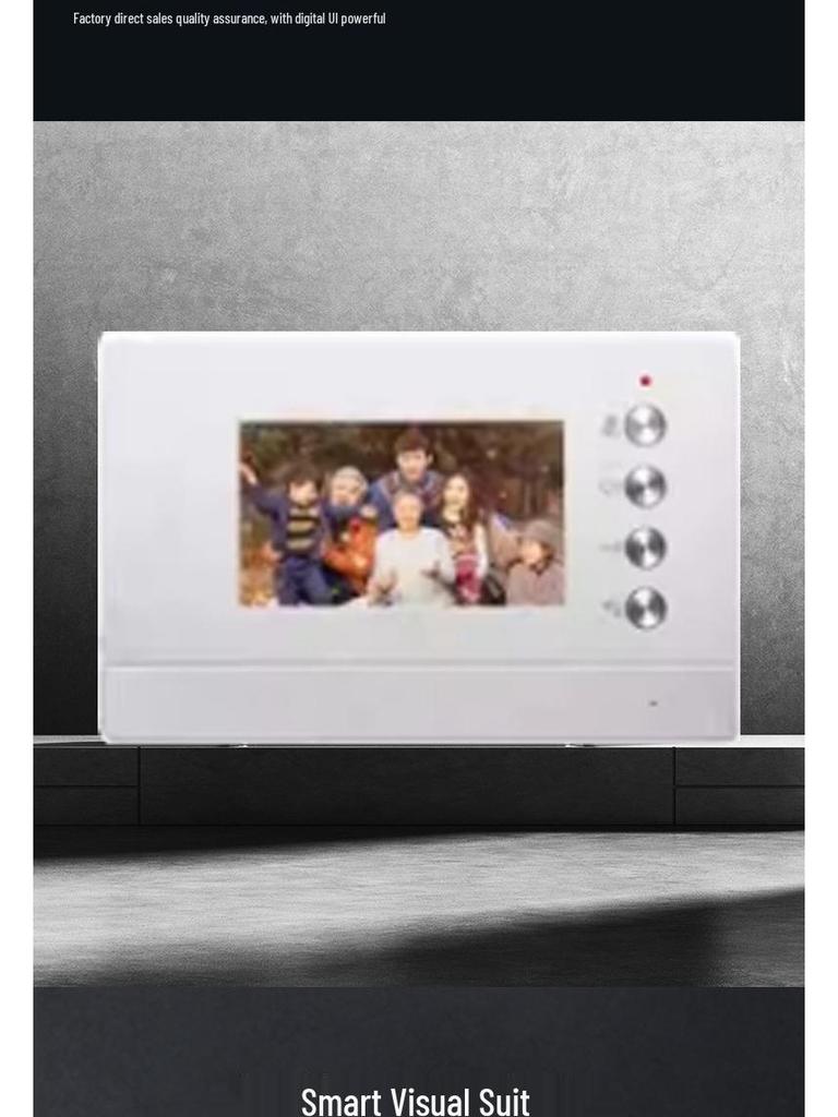 Smart HD Visual Intercom System with Remote Unlocking for Building Access Control