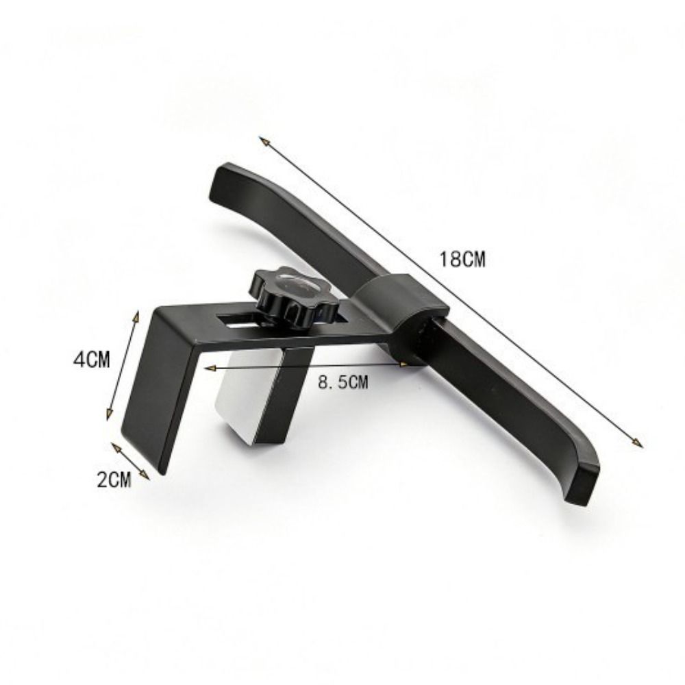 Aluminum Alloy Adjustable Desk Hook Adjustable Portable Backpack Holder Easy Install Double Hook Multipurpose Hook