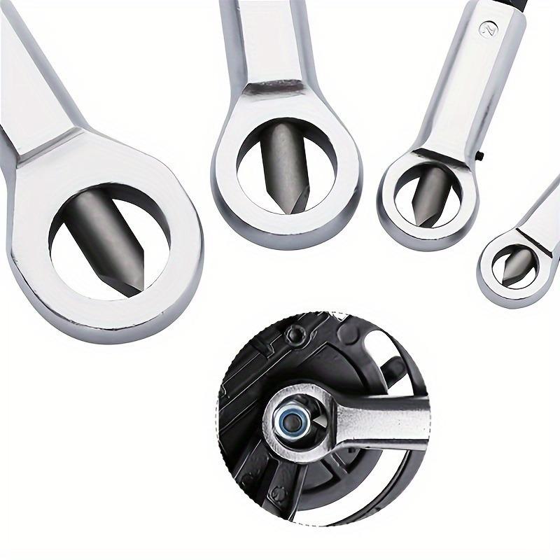 1pc Heavy-Duty Manual Nut Splitter Tool - Durable Metal Nut Breaker with Black Handle & Metal Tip for Easy Car Repair, No Power Needed