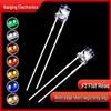 3mm F3 Flat Head LED Indicator Light Bead - Multi-Color Options: White, Red, Blue, Green, Yellow, Warm White