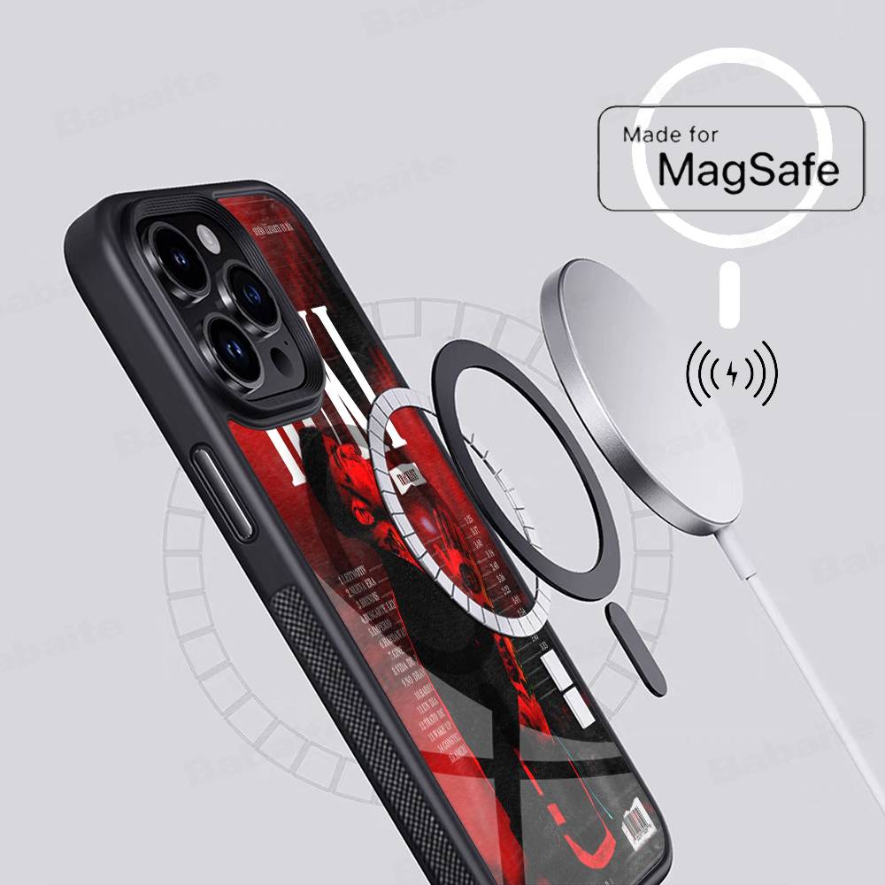 Fashion Rapper DUKI Magnetic Wireless For Phone Case For IPhone 17 16 15 14 13 12 11 Pro Max Plus Mag Phone Cover