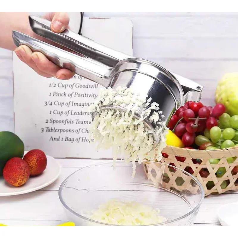 Stainless Steel Potato Machine For Potato Fruit Vegetable Juicer Presser Potato Mashers Ricers Kitchen Cooking Tools