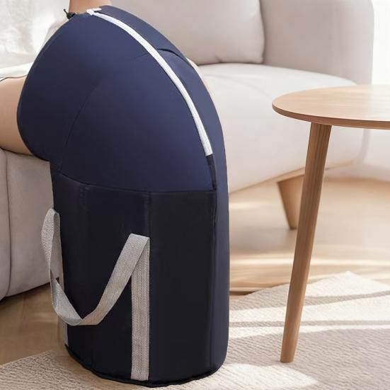 Folding Foot Bath Trapezoidal Shape High Temp Resistance Extended Design Blood Circulation Foot Spa Bucket