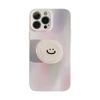 Korean Smiley Face Bracket Suitable for 14Promax IPhone Case Iphone16 Niche Cute 15 Philin11 Hard