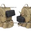 Multifunctional Tactical MOLLE Outdoor Storage Handbag with Zippered Pouch
