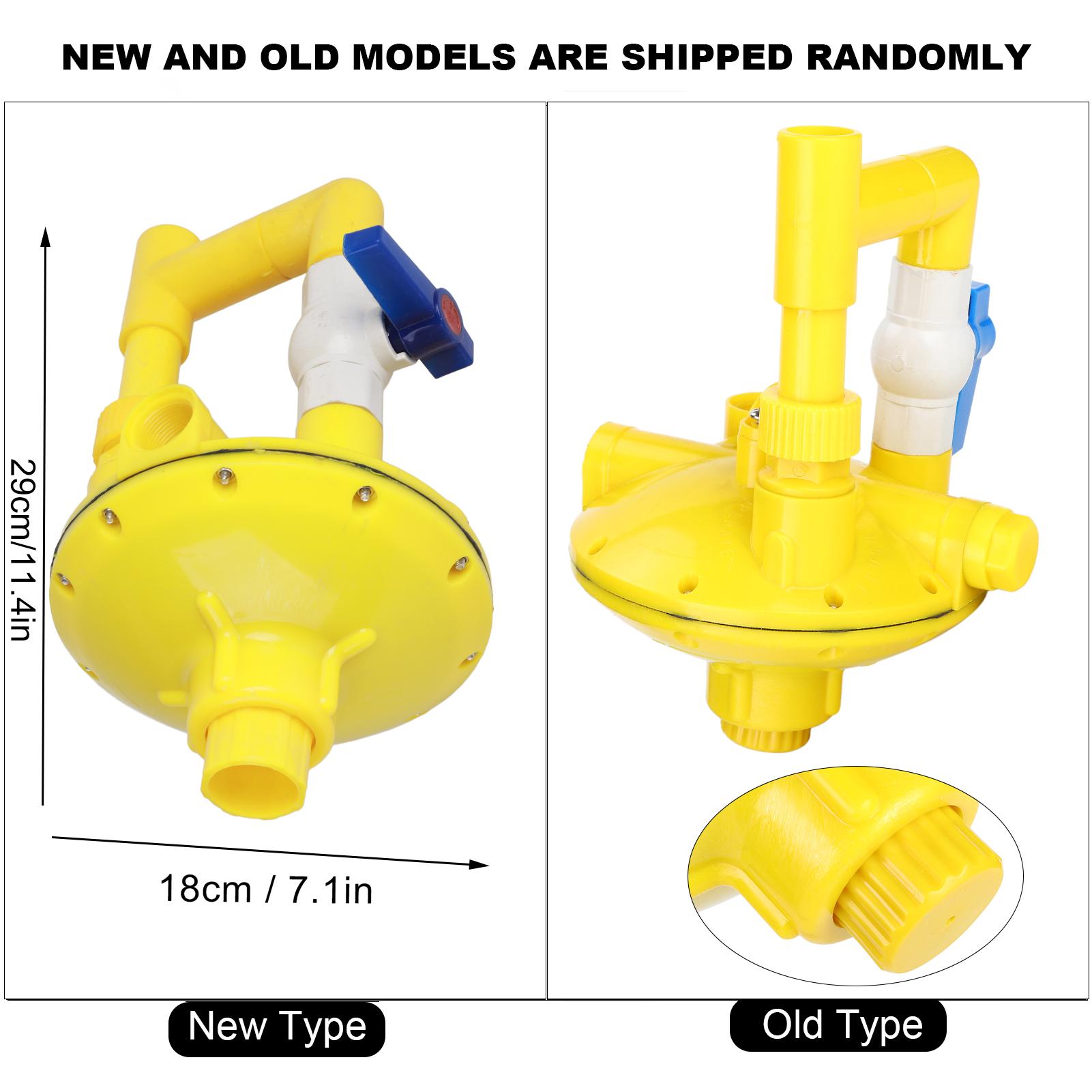 

Professional Water Pressure Regulator Plastic Automatic Double Pipe Pressure Reducing Valve for Poultry Chicken Farm Accessories