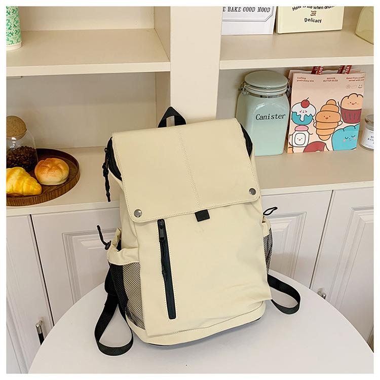 Schoolbag Korean version ins new high-value fresh macaron backpack junior high school students lightweight large-capacity backpack