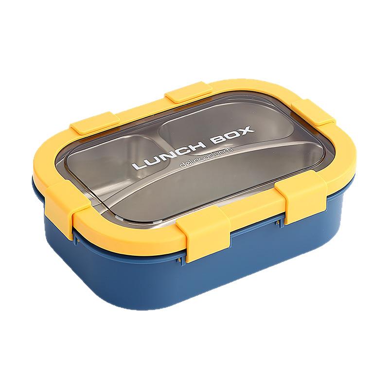 Compartment Lunch Box Leakproof Lunch Box Stainless Steel Lunch Box Vibrant Design Easy To Clean Non-Microwave Safe