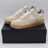 HV4306-234 Air Force 1 A07 Light Khaki Gum Yellow College Grey (Women's)