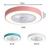 220V 50cm APP LED Ceiling Fan with Lights Remote Control Fans for Home Lamp Lighting Bedroom Living Silent Smart Dimmable