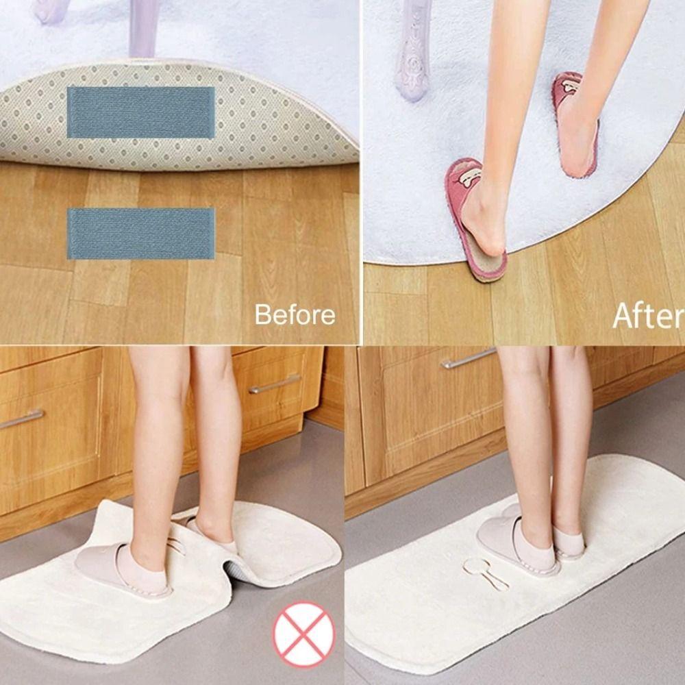 5Pcs Self-Adhesive Hook and Loop Tape Non-slip Fixed Tape New Mattress Sofa Fixed Sticker